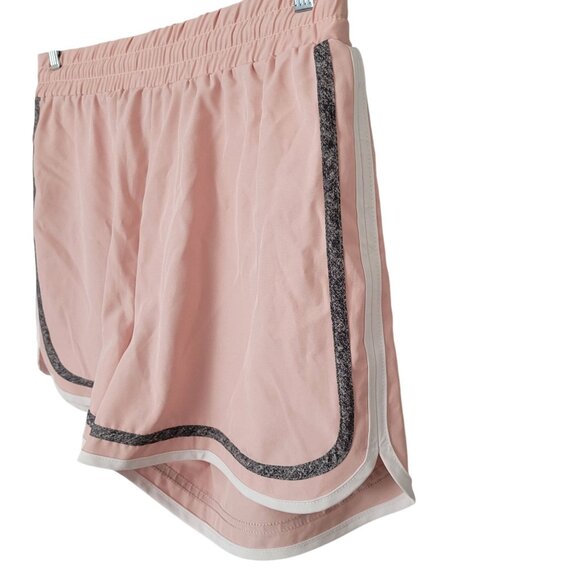 Adrienne Vittadini Sport Athletic Running Shorts Womens Size L Pink Gym Workout - Picture 4 of 6